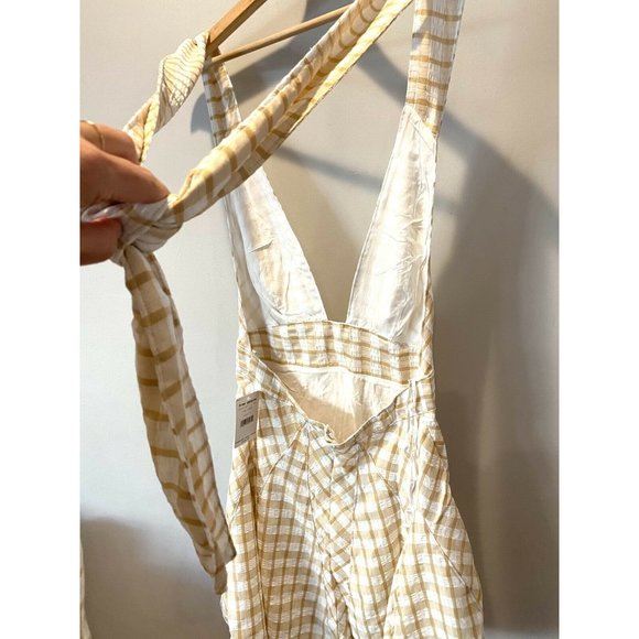 New Free People Do the Twist Seersucker Halter Min - Picture 9 of 11